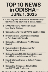 Top 10 news in Odisha