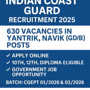 Indian Coast Guard Bharti 2025